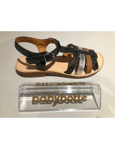 Sandalettes Babybotte Ylona noir offre 