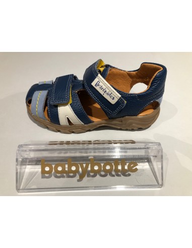 Sandalettes Babybotte kouglof jeans brillant des détails fins