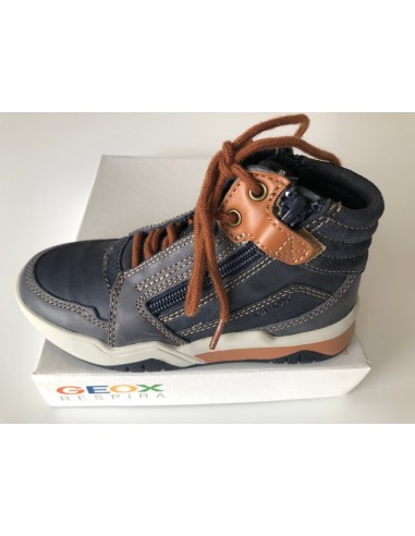 Bottines GEOX J Perth navy brown Les magasins à Paris et en Île-de-France