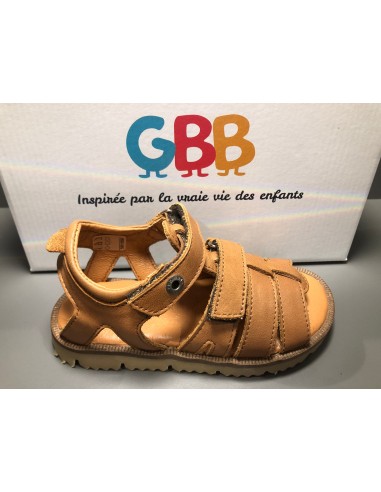 Sandalettes GBB Julio camel france