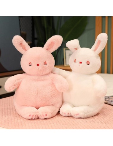 Lapin en peluche pour bébé en linge