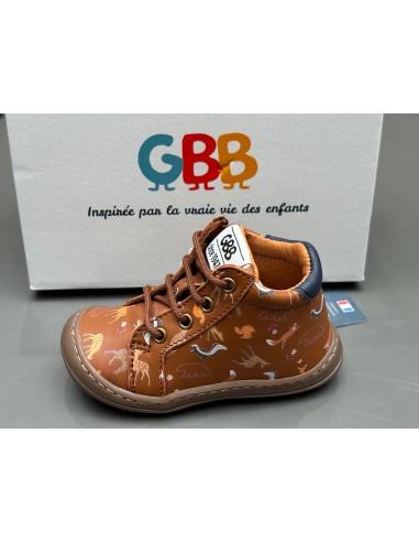 Bottines GBB 27491AK608 flexoo baby 54 camel imp animal Dans la société mordern