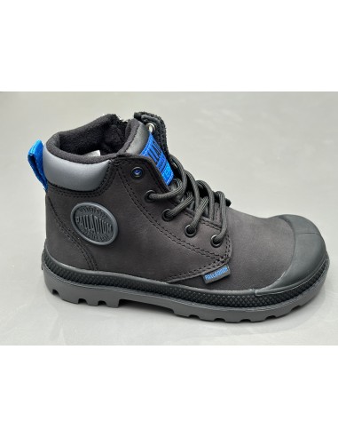 Bottines Palladium pampa hi cuff black en ligne