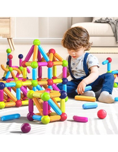 Jeu de bloc contruction magnétique Montessori - Magnetoy™ les muscles