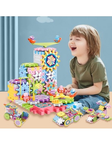 Jeu de construction engrenage éducatif - Bloc de construction - ImagineBlock Wonderland™ france