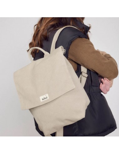 Sac a dos a langer nomade beige de votre