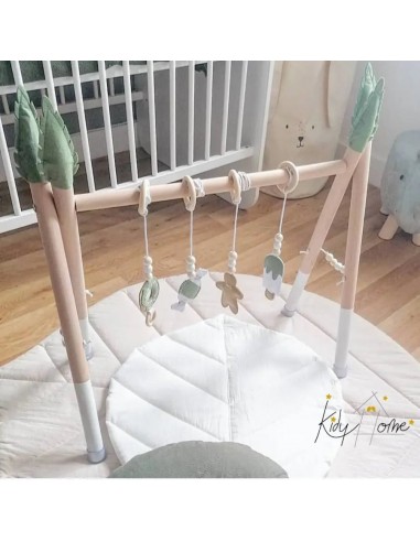 Nordic style baby play ark in wood and felt commande en ligne