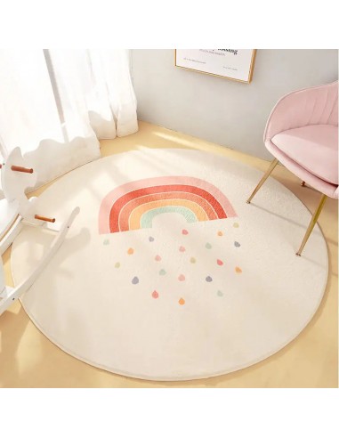 Children's rug in soft colors Livraison rapide