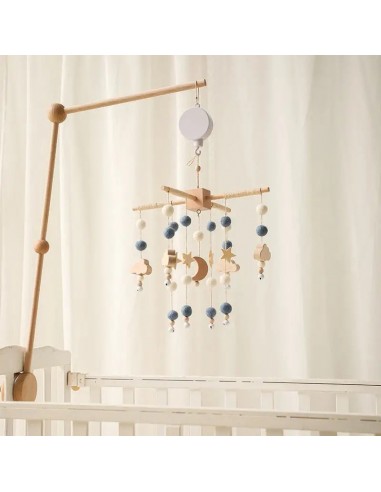 Wooden musical baby mobile Profitez des Offres !