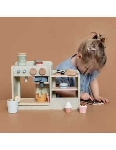 Grande machine à café en bois la colonne vertébrale